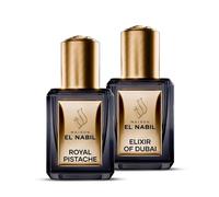 Lot de Musc Royal Pistache et Elixir Of Dubai 5ml Roll On Extrait de Parfum - Parfum sensuel et sophistiqué par excellence