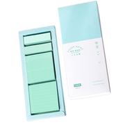 Lot de notes autocollantes avec argile graduée pour étudiants, fournitures de bureau, languettes d'indexation faciles à déchirer et amicales en papier, 1 boîte pour notes adhésives