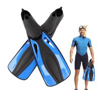 Lot de Palmes de plongée avec Tuba pour Adulte - 1 Paire de Palmes de plongée en Plein air, équipement d'entraînement de plongée en Plein air, activités Aquatiques pour la Plage, la Piscine,