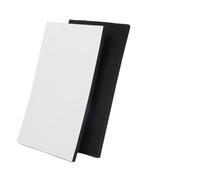 Lot de panneaux de mousse à isolation latérale pour climatiseur avec revêtement en vinyle, kit d'isolation acoustique à économie d'énergie pour la maison ou le bureau, comprend une bande d'étanchéité