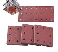 Lot De Papier De Verre Varié,120 Pièces Papier de Verre pour Bois | Pads de Polissage 11x11 cm Polyvalentes pour Métal Béton Meuble Projet Industriel Maquette Bateau