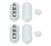 Lot de pare-chocs pour siège de toilette avec double application pour intégration de la base du siège et du couvercle supérieur