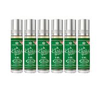 Parfum Al Rehab Attar Authentique Sans Alcool Halal 6 ml 100% Huile de Qualité Supérieure 6 ml x 6 PCS (Khaliji)