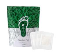 Lot de patchs pieds pour éliminer impuretés, nettoyage en profondeur, soulage le stress, aide au sommeil, améliore la circulation sanguine, Herbes Naturelles, Foot Patches Asayu