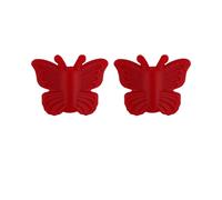 Lot De Perles En Silicone,10 Pièces,Arc Cactus Feuille De Papillon,Qualité Alimentaire Pour La Fabrication De Bijoux,Bricolage Collier Sucette Chaîne Accessoires - Type 10pcs Red