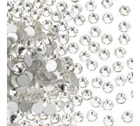 Lot de perles en strass Jollin avec arrière plat pour collage, cristal, SS20 1440pcs