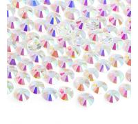 Lot de perles en strass Jollin avec arrière plat pour collage, Transparent AB., ss20 1440pcs