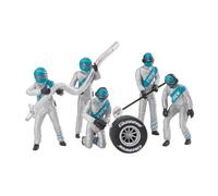 Lot De Personnages, Mécaniciens "Argent" - Carrera 21133-Carrera