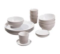 Lot de petit déjeuner de 16 pièces Tonale 4 bowls/4 plates