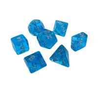 Lot de petits dés polyédriques en acrylique multi-faces portables pour jeu de rôle pour homme et femme, petite taille, jeu de rôle