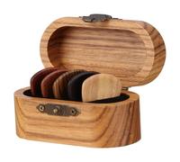 Lot de petits médiators en bois pour guitare, médiators pour guitare électrique, acoustique, basse, ukulélé