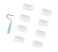 Lot de petits rouleaux de peinture en mousse - Facile à nettoyer - Finition fine - Pour une utilisation professionnelle et détaillée