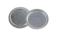 Lot de pièces de rechange pour machine à expresso - 2 filtres et 4 joints en silicone pour cafetière à moka - 3 tasses - Filtre en aluminium - Joint d'étanchéité - Pour four - Café (6 tasses)