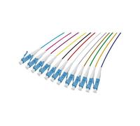 Lot de pigtails OS2 G652D LC-UPC Low Loss 900µm 12 couleurs 2m