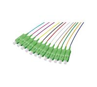 Lot de pigtails OS2 G652D SC-APC Low Loss 900µm 12 couleurs 2m