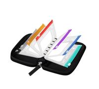 Lot de piluliers imperméables et résistants à l'écrasement - Portable - Fermeture éclair - Réutilisable - Pour vitamines et compléments alimentaires