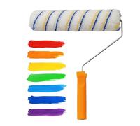 Lot de pinceaux à peinture en microfibre pour peinture murale, planchers, armoires, portes, clôtures, terrasses, rénovation
