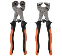 Lot de pinces à carrelage et coupe-mosaïque, pour porcelaine, verre, miroir, vitrail, carrelage, céramique, mosaïque, pince à carrelage et roues, coupe-carreaux en céramique, pince à verre