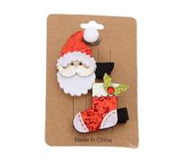 Lot de pinces à cheveux de Noël | Kit de pinces à cheveux de Noël mignonnes en forme de bec de canard - Outil de décoration de cheveux de forme pour un usage quotidien, des fêtes à thème, des