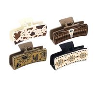Lot de pinces à cheveux vintage style western pour Halloween pour fêtes et usage quotidien