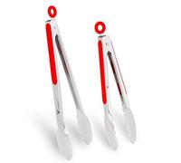 Lot de pinces de cuisine en acier inoxydable de qualité supérieure - Pour cuisine - 27 cm et 34 cm