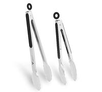 Lot de pinces de cuisine en acier inoxydable - Pour cuisine - 27 cm + 34 cm