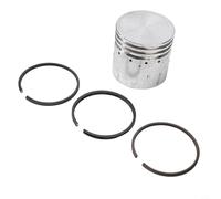 Lot de pistons de compresseur en métal avec 3 anneaux de piston, compresseurs de type air pour cylindre de diamètre 42 mm, pièces de rechange pour piston et air compatibles (51 pistons 51 anneaux)
