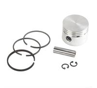 Lot de pistons et segments de piston de compresseur avec kit d'accessoires de pompe à air en métal 42 mm et circlips pièces d'air pour piston pour compresseurs d'air de rechange, tailles broche (48 mm