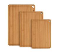 Lot de planches à découper : tapis de découpe double face 3 pièces pour une utilisation polyvalente dans la cuisine, antidérapante avec poignées, légumes, et fruits, planches pratiques