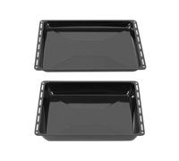 Lot de plaques de cuisson - ICQN - icqn-bsh-backblech-30-60-set - 46,5x37x6 cm - Émaillé - Compat. Bosch/Neff/Teka