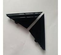 Lot de plaques de garniture de rétroviseur latéral - Noir brillant - Finition noire brillante - Pièce de rechange directe