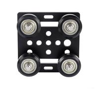Lot de plaques de portique professionnelles pour imprimantes 3D utilisant des profils de type V (noir)