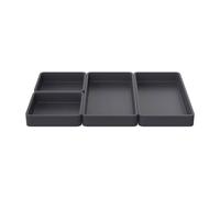 Lot de plaques de séparation pour une cuisson facile et une préparation des repas - Four, micro-ondes, lave-vaisselle, réfrigérateur - Plateaux de cuisson antiadhésifs en silicone