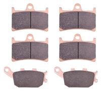 Lot de Plaquettes De Frein pour Y&amaha MT09S MT-09S MT-09 SP ABS MT850D 847cc 3 Cylindres 2015-2021 2020 MT 09 MT09 Tracer 900 GT Plaquettes Frein Avant Et Arrière ABS(1set Copper Based)