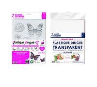 Lot de Plastique Dingue : 1 Kit de 30 feuilles de Plastique Dingue Transparent + 1 Kit Bijoux Blumie