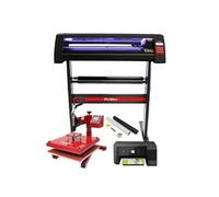 Plotter de Découpe vinyle LED, Presse à Chaud Swing 38cm, Imprimante, Kit de Découpe Impression par Sublimation Transfert Kit de Démarrage Personnalisation