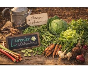Lot de plus de 2000 graines à semer - Le grenier d'Abondance - Potager d'Automne - 10 sachets individuels