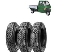 Lot de pneus 4.00-12 PR8 compatibles avec APE PIAGGIO TM 703 (AVANT + ARRIÈRE)