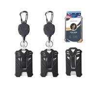 Lot de pochettes étanches en PVC pour cartes d'identité, crédit, assurance, sécurité sociale et protection de voyage - Design transparent flexible, protection contre l'humidité et la poussière, Sans
