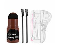 Lot de pochoirs à sourcils - Moules en plastique réutilisables noirs
