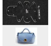 Lot de pochoirs pour la fabrication de maroquinerie, modèles de bricolage, modèles de pré-découpe en acrylique, 1 lot pour la fabrication de mini sacs