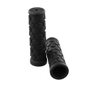 Lot de poignées de guidon de vélo en caoutchouc antidérapant de 22 mm, pour VTT et vélo de route, longueur 102 mm, coussinets d'absorption des chocs doux (noir)