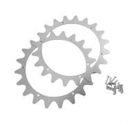 Lot de pointes antidérapantes en acier inoxydable pour tondeuse à gazon Ecovacs Chèvre avec patins antidérapants pour améliorer la traction Argenté