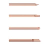 Lot de pointes de fer à souder en cuivre B C D K - Pièces de rechange pour fer à souder galvanoplastie avec excellente conduction thermique pour soudure multi-températures 150-480 °C P (B)
