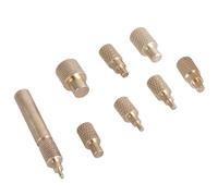 Lot de pointes de fer à souder en laiton adaptées pour les inserts filetés lisses incorporés dans les projets d'impression et les outils d'écrous de fusion électroniques