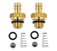 Lot de pompes pour nettoyeur haute pression - Barbes en laiton - Clapets anti-retour - Joints toriques à ressort - Accessoires de rechange pour nettoyeur haute pression