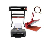 Lot de Presse à Chaud 50 cm², Découpe de Vinyle 72 cm, Imprimante & Accessoires