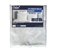 Lot de protège oreillers Mira, imperméable, 50 x 70 cm