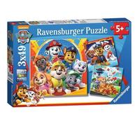 Lot de puzzles enfant Pat'Patrouille - Ravensburger - 3x49 pièces - Prêts à secourir