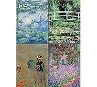 Lot de quatre blocs-notes magnétiques : Monet